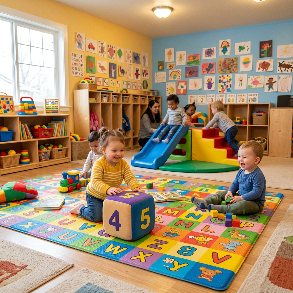 Interactive Dice Play Zone
