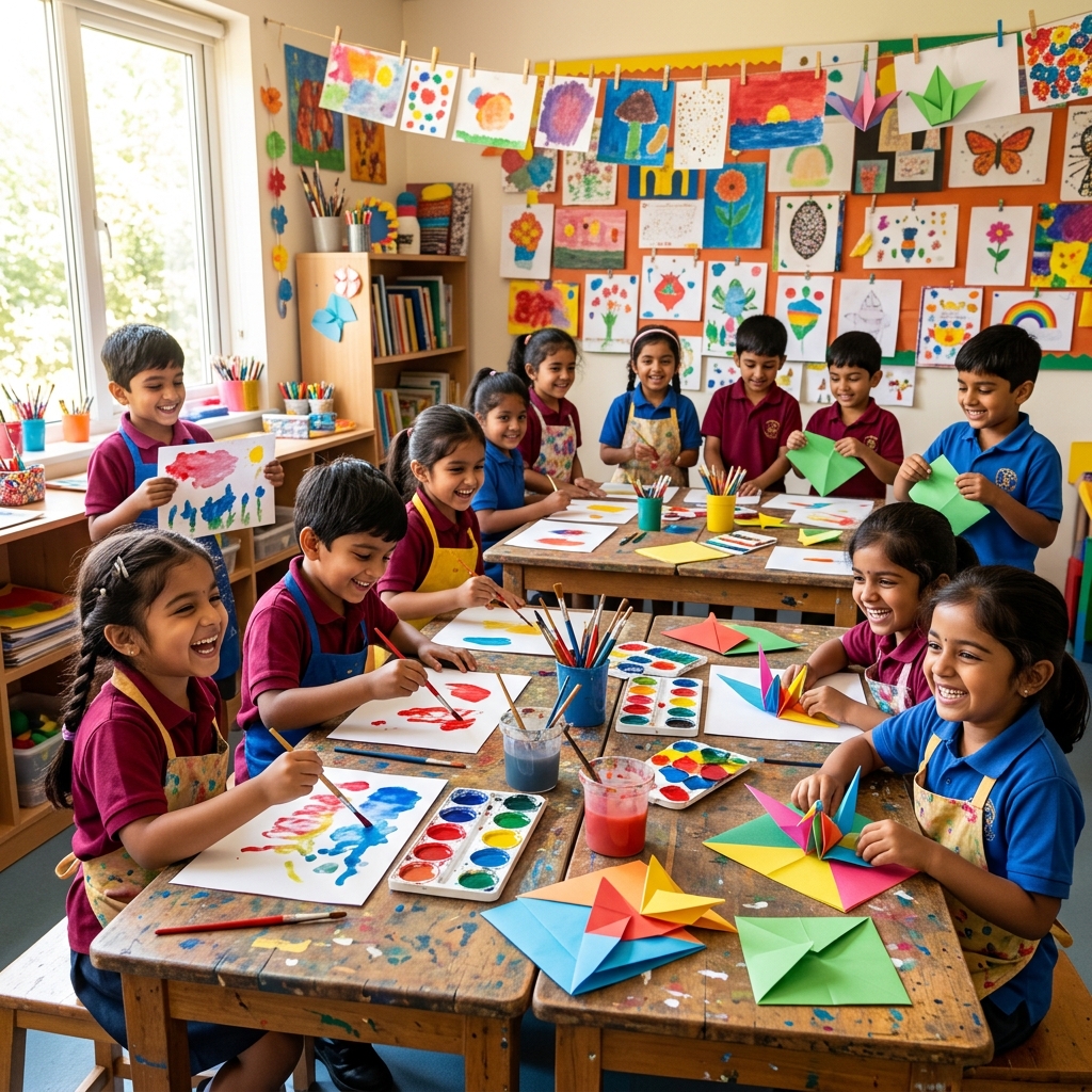 Vibrant Art Studio & Origami